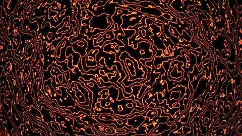 Background abstract loop orange colored 4K 30p distorted lines Scale 6 Stock Footage 283399535