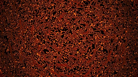 Background abstract loop orange colored 4K 30p distorted lines Scale 12 Stock Footage 283493947