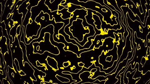 Background abstract loop yellow colored 4K 30p distorted lines Scale 3 Stock Footage 283578881
