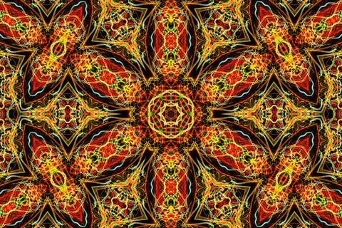 Background with abstract luminous pattern Bright background with abstract ... Foto stock