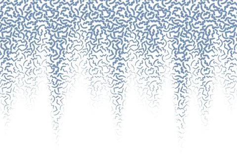 Background with abstract memphis line pattern and thickness gradient Stock Illustration