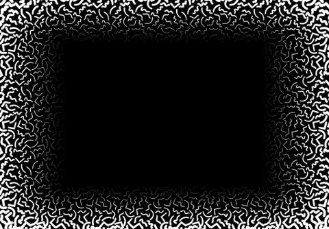 Background with abstract memphis line pattern and thickness gradient Stock Illustration