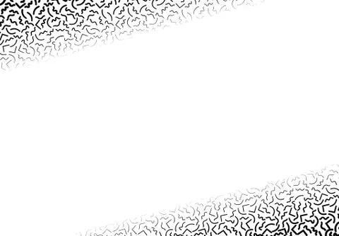 Background with abstract memphis line pattern and thickness gradient Illustrazione stock