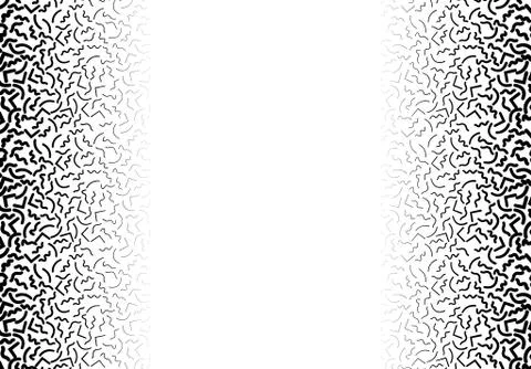 Background with abstract memphis line pattern and thickness gradient Stock Illustration