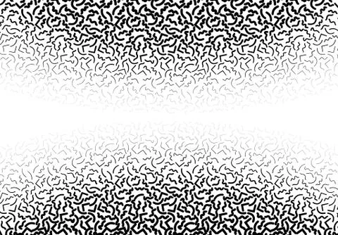 Background with abstract memphis line pattern and thickness gradient Illustrazione stock
