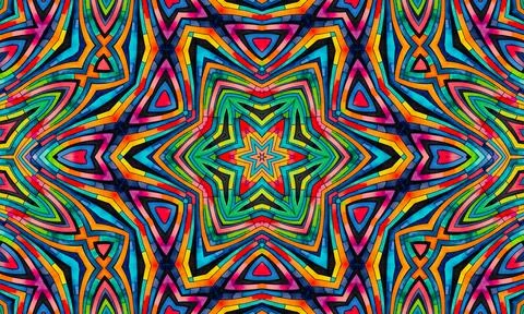 Background with abstract multicolor pattern Stock Illustration