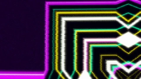 Background of abstract neon lines Stock Footage 125298134