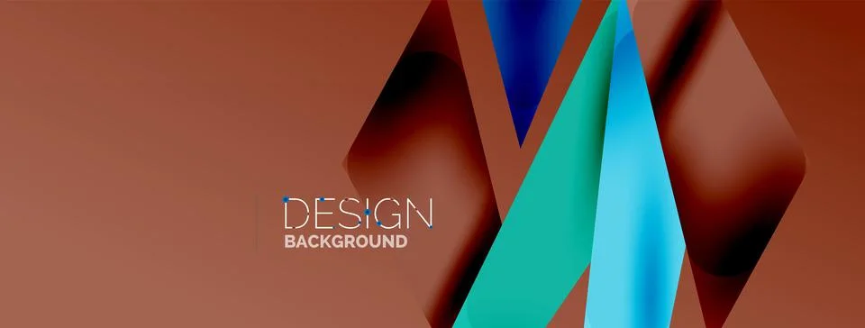 Background abstract overlapping shapes. Minimal composition vector illustration Stock Illustration