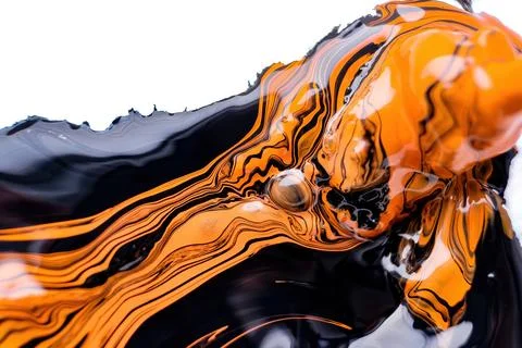 Background with abstract paint effect. Liquid picture with dinamic lines and Stock Photos