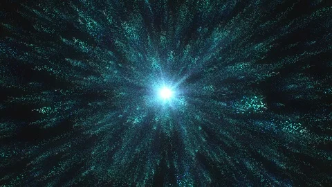 Background abstract particle exploion looping. Stock Footage 88773335