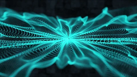 Background abstract of particle form annimation Stock Footage 86369916