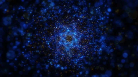 Background with abstract particles Stock Footage 156382652