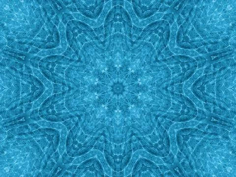 Background with abstract pattern Blue background with water radial pattern... Foto stock