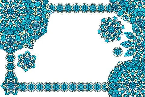 Background with abstract patterns Stock Illustration