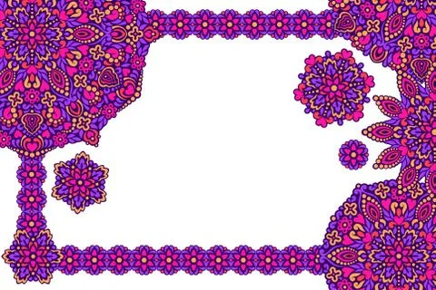 Background with abstract patterns Stock Illustration