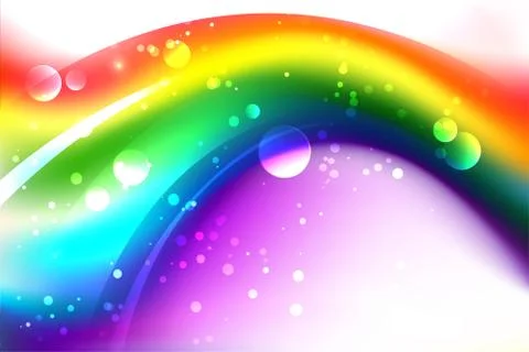 Background with abstract rainbow Illustrazione stock