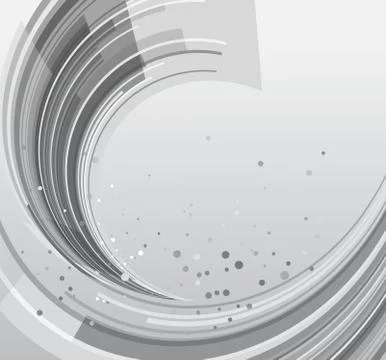 Background, abstract, rounded, round, grey, gray, silver, gray, backdrop, cir Stock Illustration
