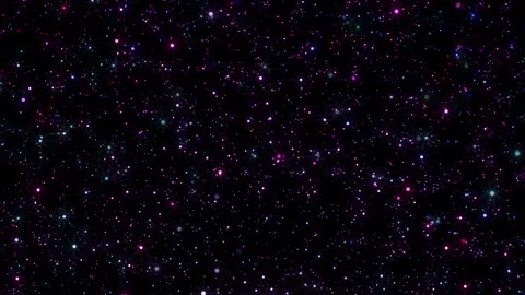 Background with abstract shiny flickering colored particles Stock Footage 135414644