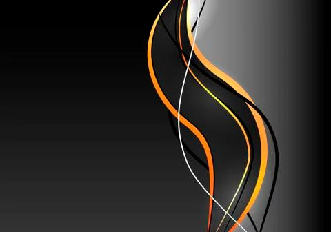 Background from abstract smooth lines Stock Illustration