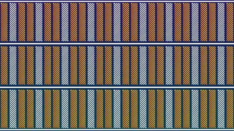 Background Abstract Striped Pattern With Blue, Orange, and White Elements i.. Stock Illustration