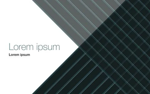 Background with abstract stripes and lines. Business presentation title cover Illustrazione stock