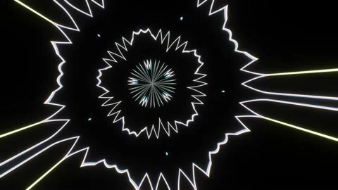 The background is abstract in the style of the 80s VJ Loop Stock Footage 200832464