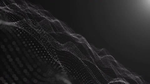 Background abstract title dark blurred animation of particle seamless. Video stock 149786137