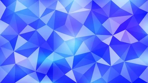 Background of abstract triangles of blue color. EPS 10. Stock Illustration