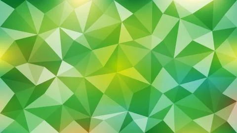 Background of abstract triangles of yellow-green color. EPS 10. Illustrazione stock