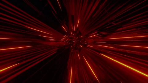 Background abstract video colored Orange light rays with glowing neon. Video stock 286271432