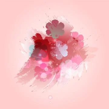 Background of abstract watercolor imitation pattern Stock Illustration