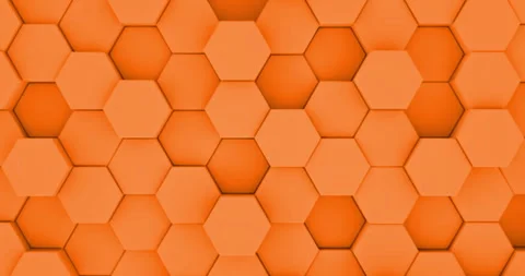 Background of abstract yellow, hexagon, polygon exagon texture like bee nest Stock Footage 269018585