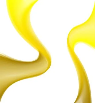 Background with abstract yellow waves Stock Illustration