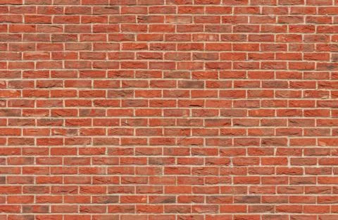 Background abstraction brick wall with red brick Stock Photos