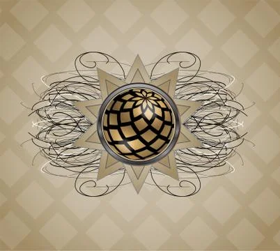 Background with abstraction. Stock Illustration