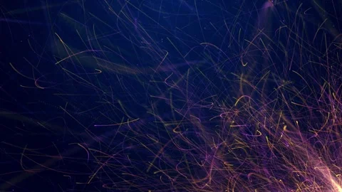Background abstraction with the movement of colored particles Stock Footage 244054819