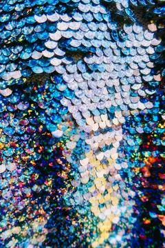 Background aesthetic texture with sequin glitte 스톡 사진