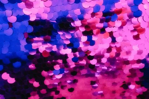 Background aesthetic texture with sequin glitte Stock Photos