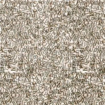 Background with aged newspaper's letters Stock Illustration