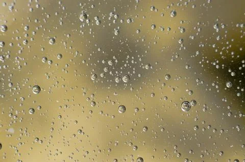 Background of air bubbles on the water surface Stock Photos