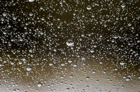 Background of air bubbles on the water surface Stock Photos