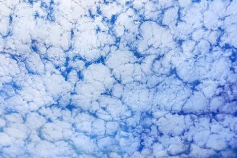 Background of altocumulus clouds Stock Photos