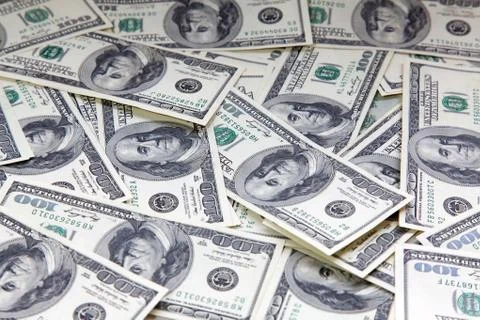 Background from american dollars Stock Photos
