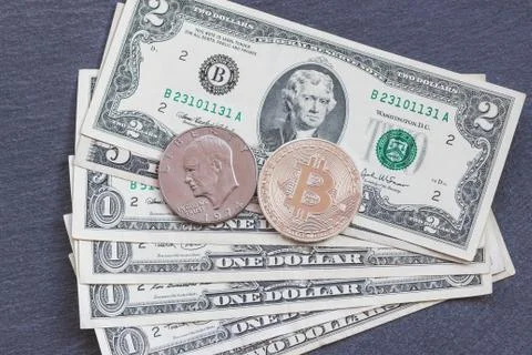 Background from American dollars Stock Photos