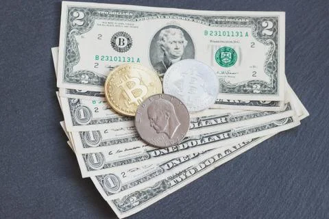 Background from American dollars Stock Photos