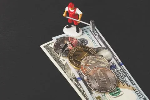 Background from American dollars Stock Photos