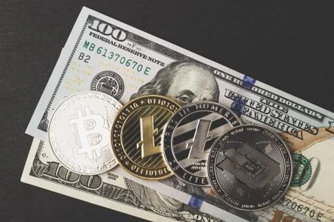 Background from American dollars Stock Photos