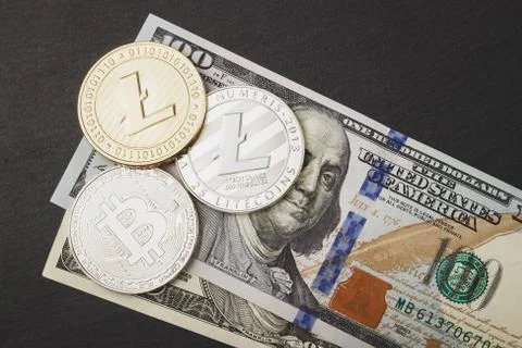 Background from American dollars Stock Photos