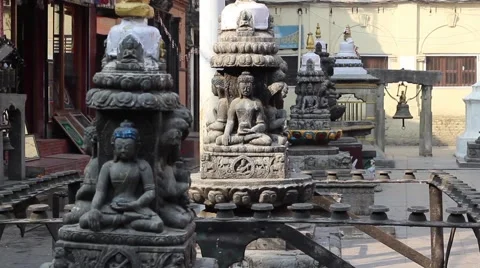 Background on ancient Asian theme Video stock 59154281