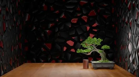 Background and green tree and coin to represent finance wealth investment bank s Stock Photos